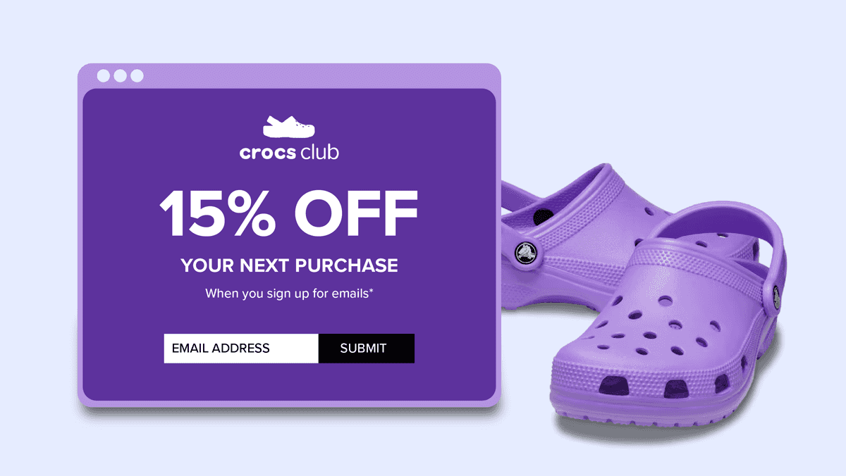 Why Crocs' sign-up form is as iconic as their shoes