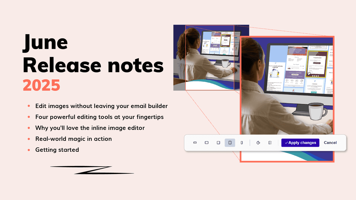 Mises à jour de juin de Flexmail : modifiez les images sans quitter votre e-mail
