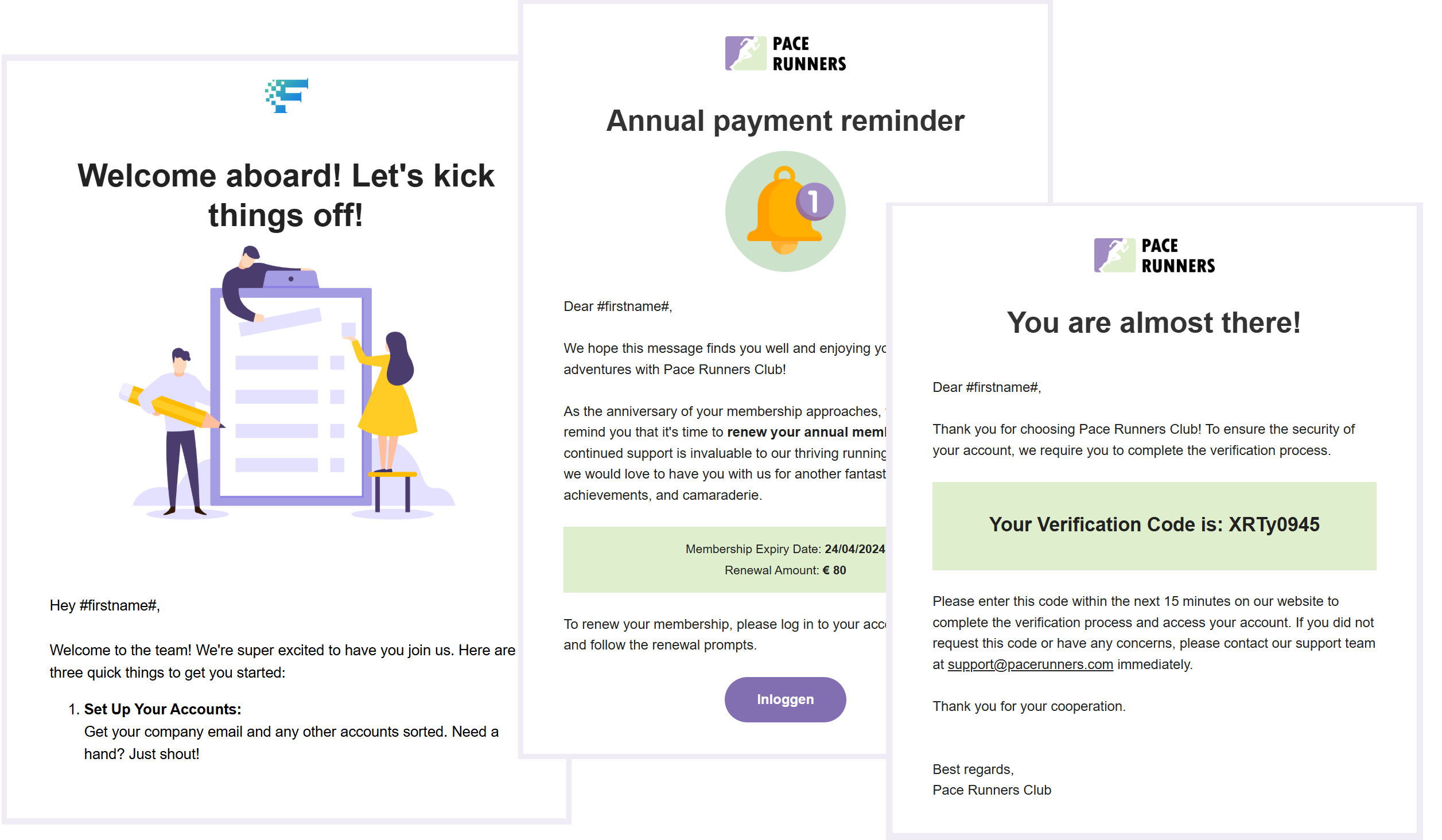 Transactionele e-mails Transactionele e-mails